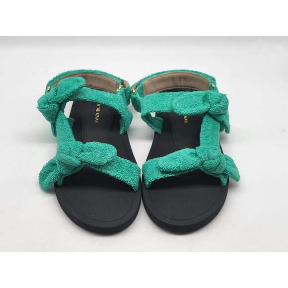 Stuart Weitzman Womens Bandeau Sport Sandals Green Size 6B - Picture 2 of 8